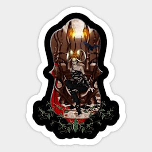 Fairy sitting on a chair Sticker